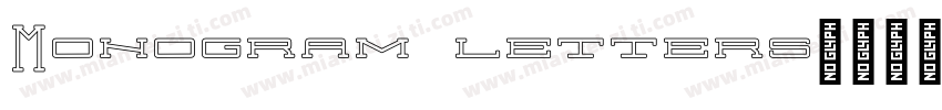 Monogram letters字体转换